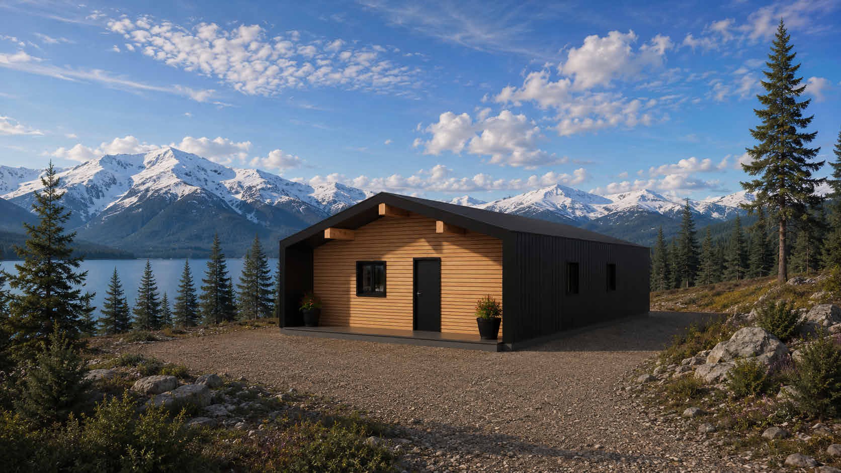 Atlin community gym · concept illustration of a proposed facility.