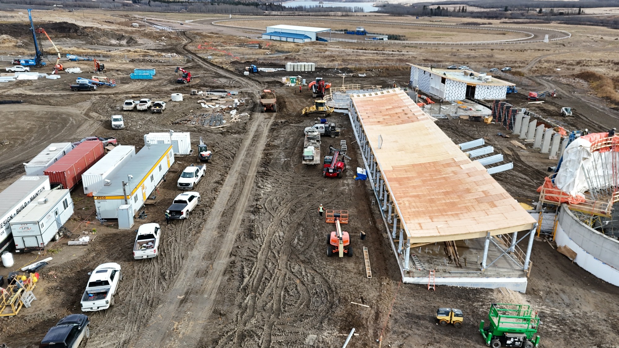 Frog Lake Children and Family Intervention/Prevention Healing Centre · construction progress, 28 October 2025.