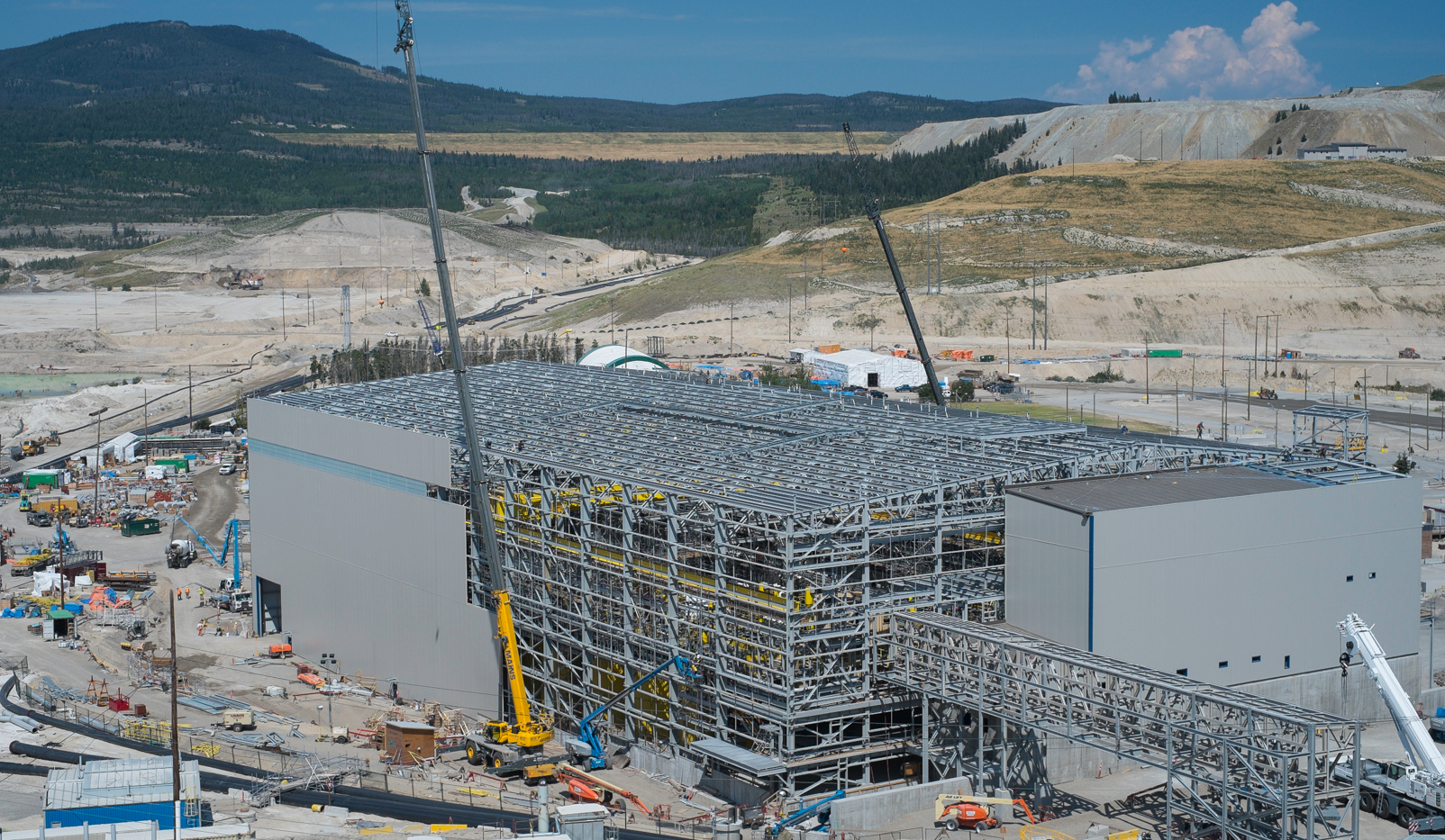 Highland Valley Copper · construction of the mine improvement facilities.