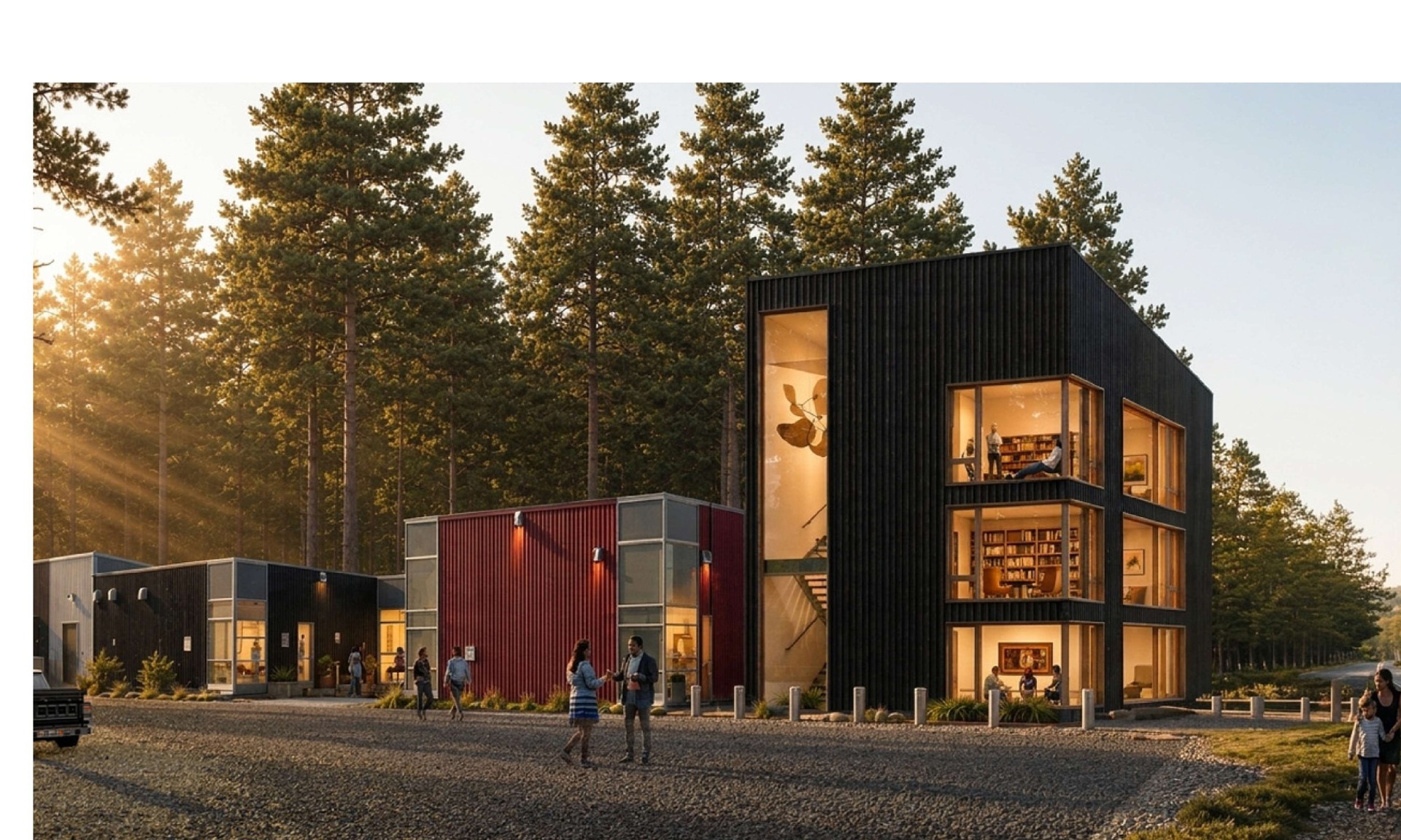 WLON Band Office · early concept illustration, not a completed building.